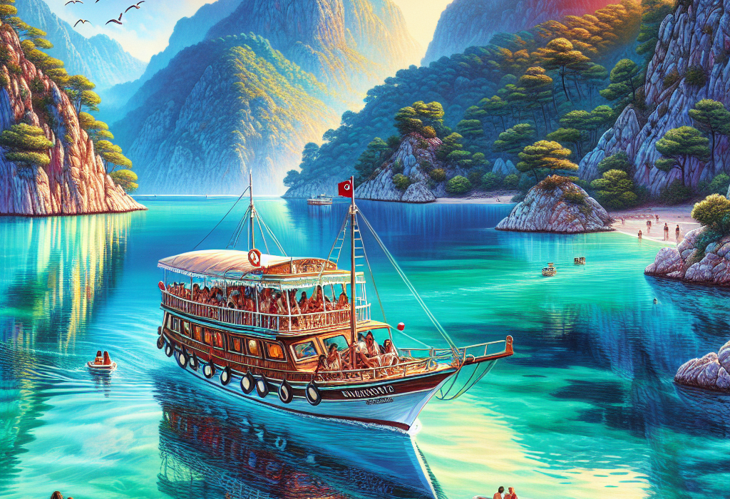 Marmaris'te Tekne Turu ve Koy Keşfi: Denizin ve Plajların Büyülü Tatil Deneyimi