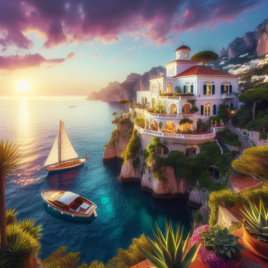 Capriʼde İtalyan Rivierasıʼnda Lüks ve Romantizm