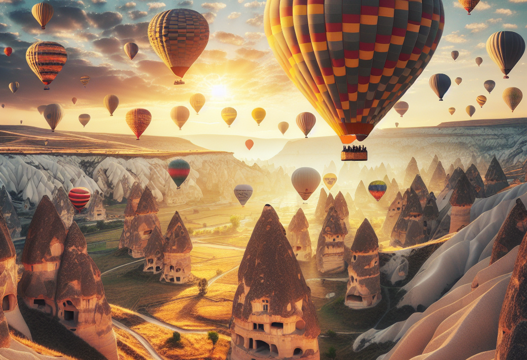 Kapadokyaʼda Balon Turu ve Peri Bacaları Arasında Romantizm