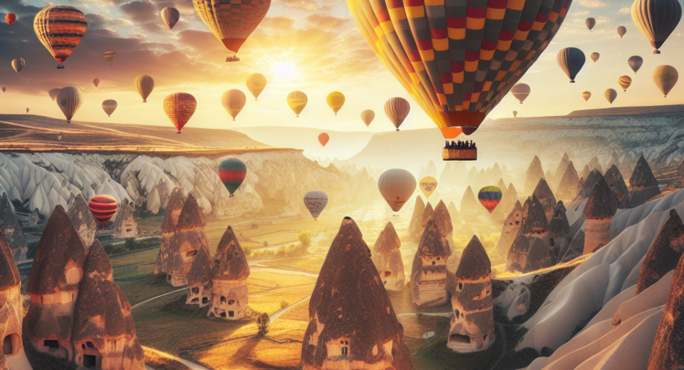 Kapadokyaʼda Balon Turu ve Peri Bacaları Arasında Romantizm