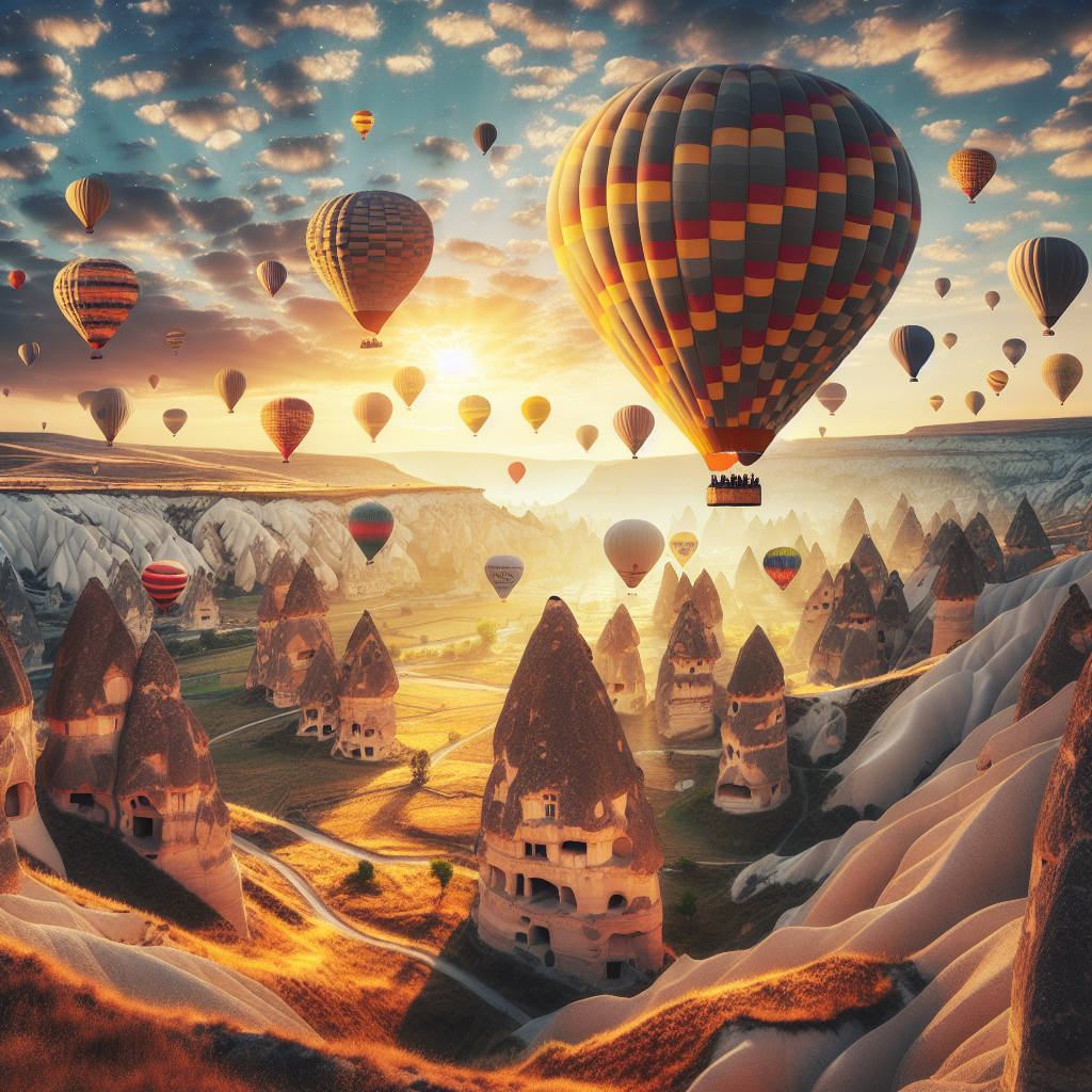Kapadokyaʼda Balon Turu ve Peri Bacaları Arasında Romantizm