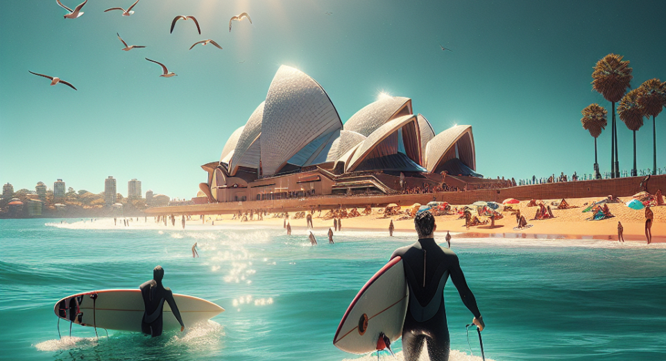 Sydney Opera Binası ve Sörf: Denizin ve Plaj Tatilinin Buluşma Noktası